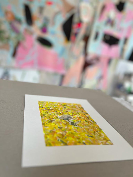 Mekia Machine: Aster's Sunlit Cornflower Dreams