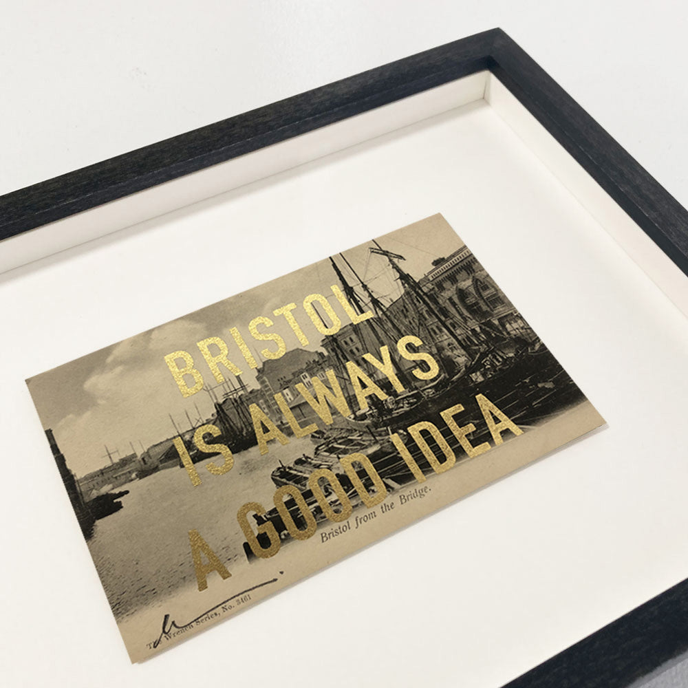 Dave Buonaguidi: Bristol Is Always A Good Idea – Bristol From The Bridge Postcard
