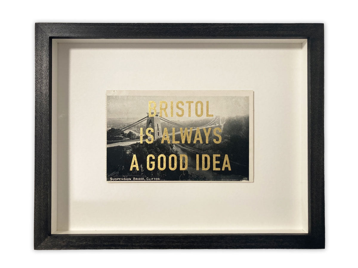Dave Buonaguidi: Bristol Is Always A Good Idea – Suspension Bridge, Clifton Postcard