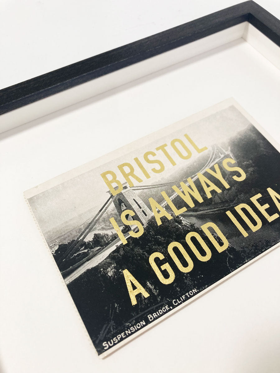 Dave Buonaguidi: Bristol Is Always A Good Idea – Suspension Bridge, Clifton Postcard