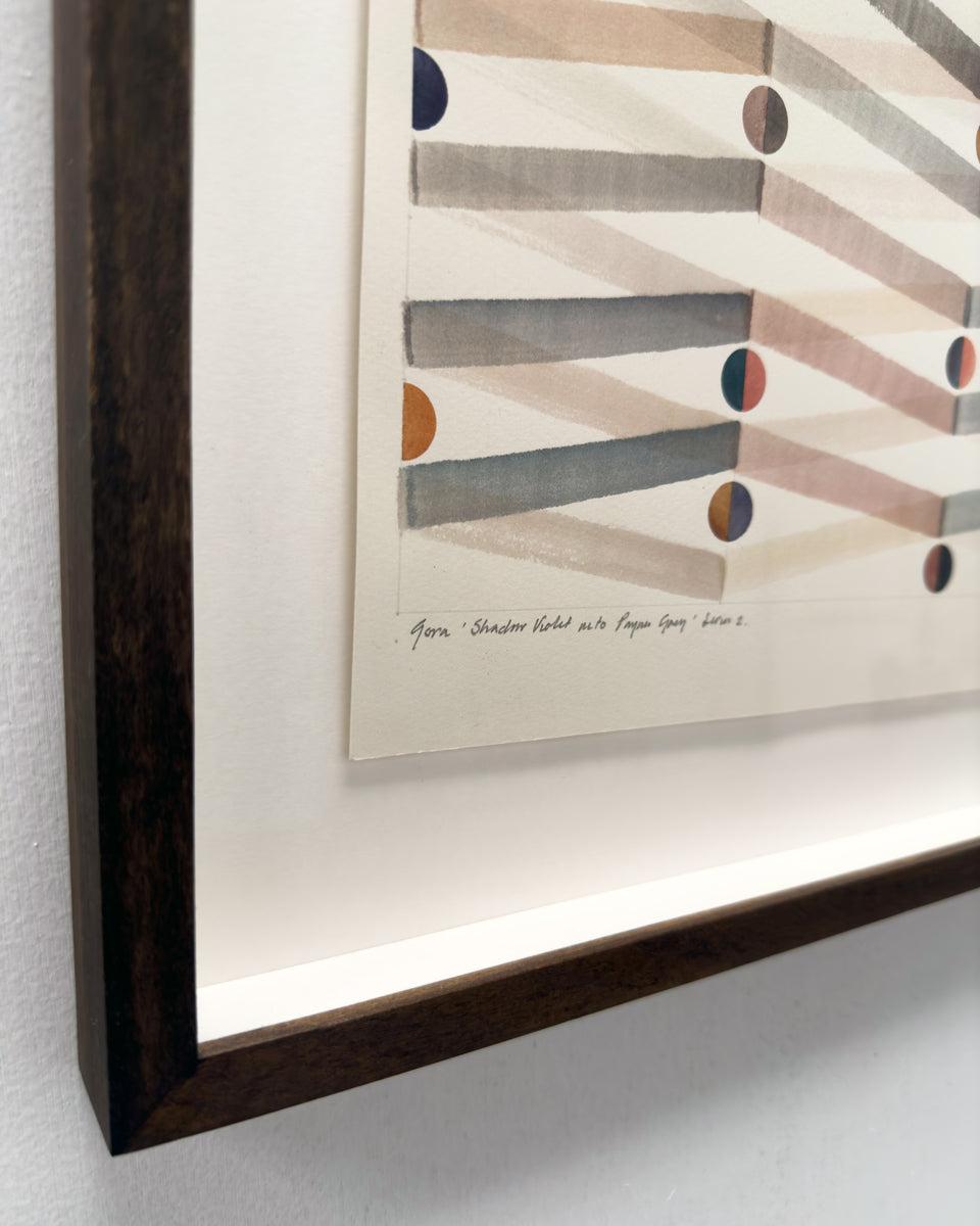 Julian Brown: Gora Shadow Violet into Paynes Grey, Series 2