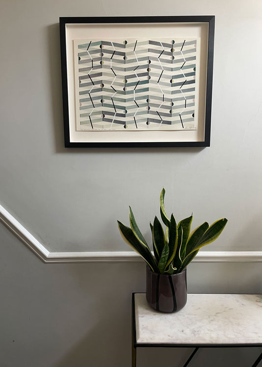 Julian Brown: GORA Zebra Monochrome Jade Green Hue