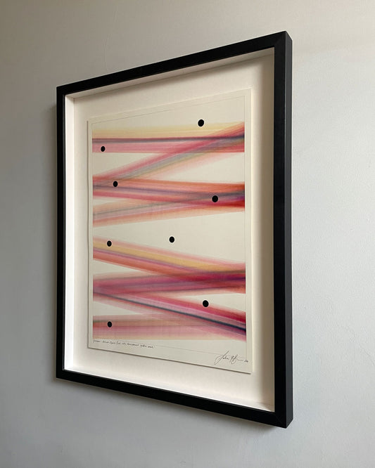 Julian Brown: Gamma Intense Opera Pink into Yellow Wash