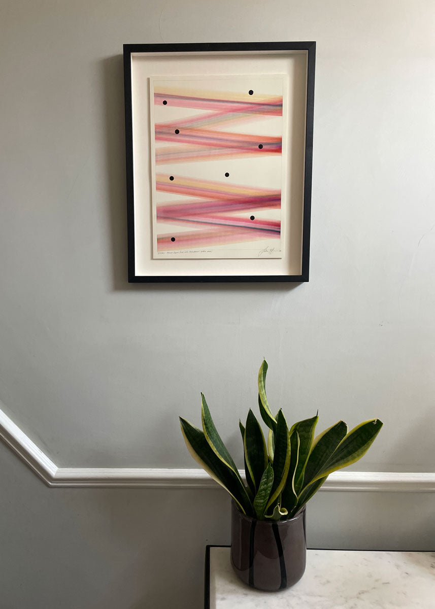 Julian Brown: Gamma Intense Opera Pink into Yellow Wash