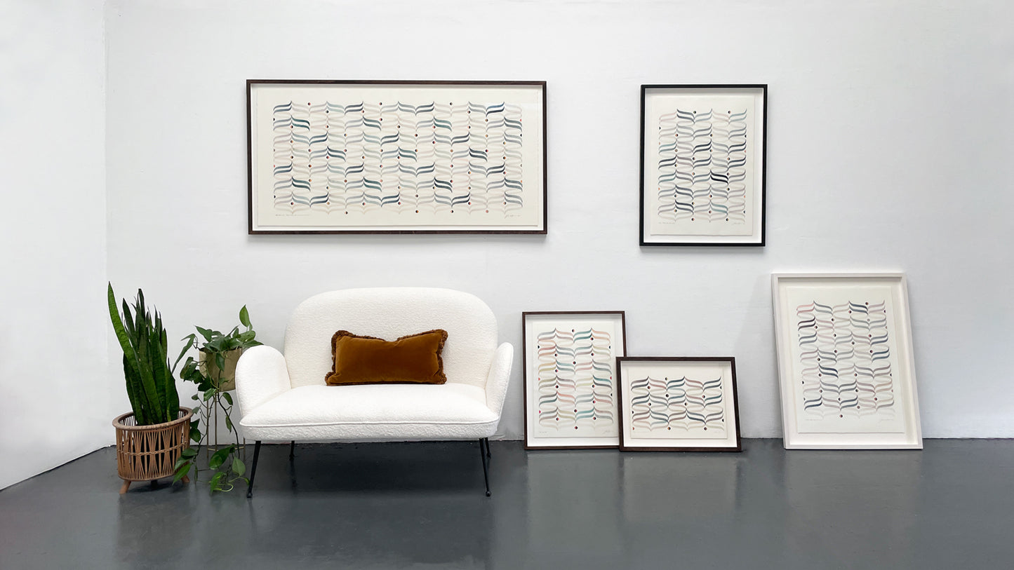 Julian Brown: Nivis Prussian Blue Warm Light