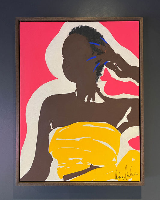 Mekia Machine: Queen in Quinacridone Magenta & Deep Yellow