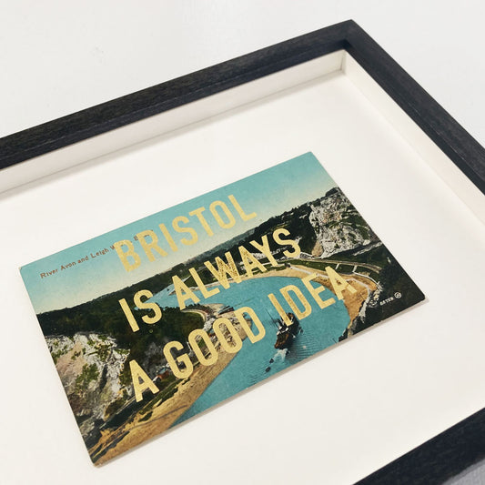 Dave Buonaguidi: Bristol Is Always A Good Idea – River Avon + Leigh Woods Postcard
