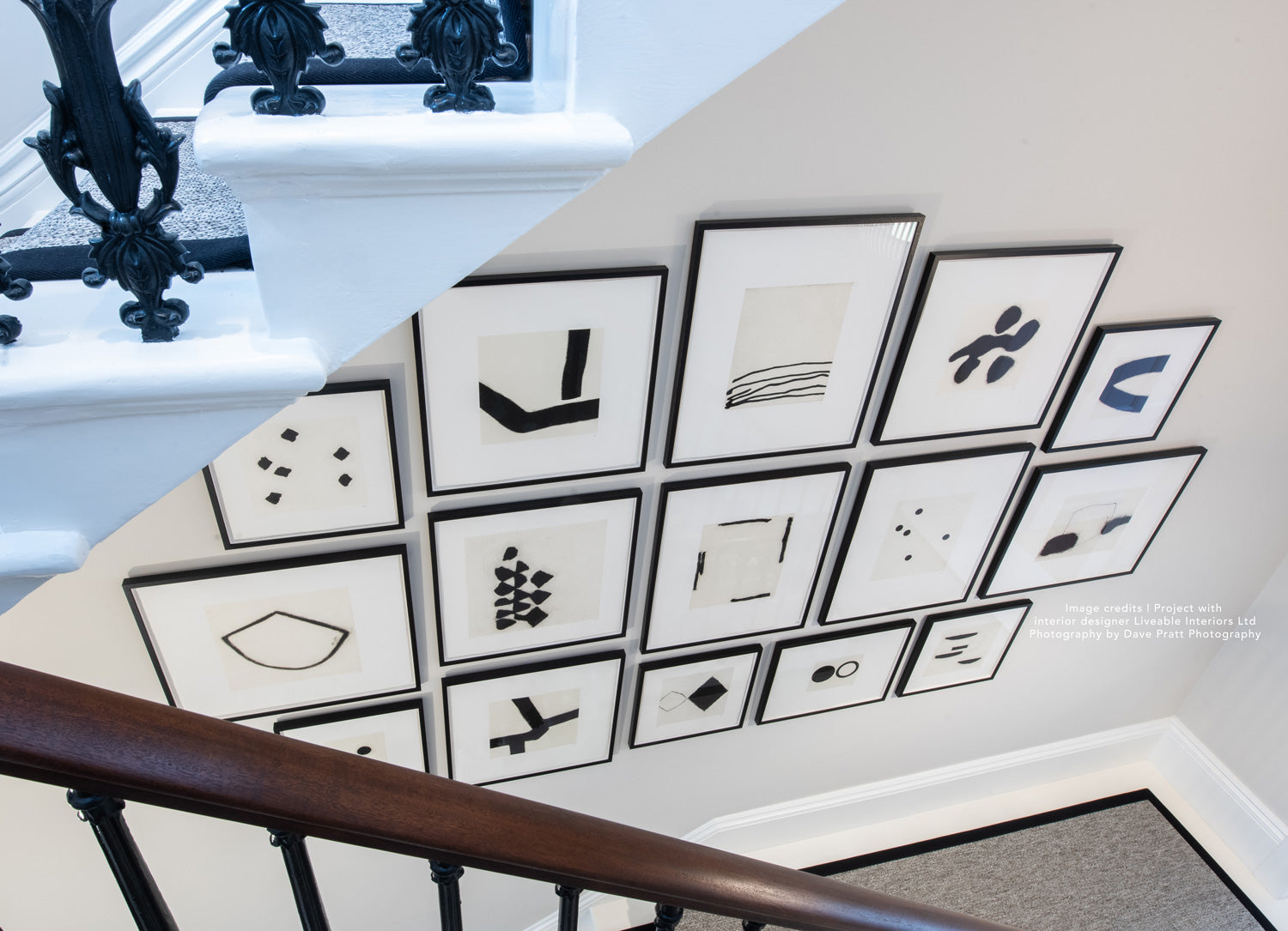 Smithson Projects | Image credit: Gillian Garnica's artwork from an interior project with Liveable Interiors Ltd, Photography by Dave Pratt Photography