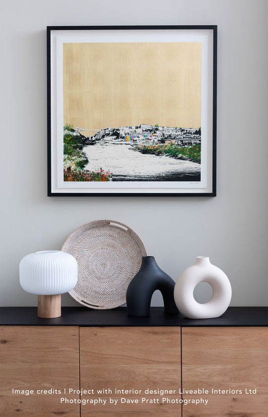 Smithson Projects | Jayson Lilley’s artwork in situ, courtesy and copyright © of interior designer Liveable Interiors Ltd from our project together, Photography credit Dave Pratt Photography