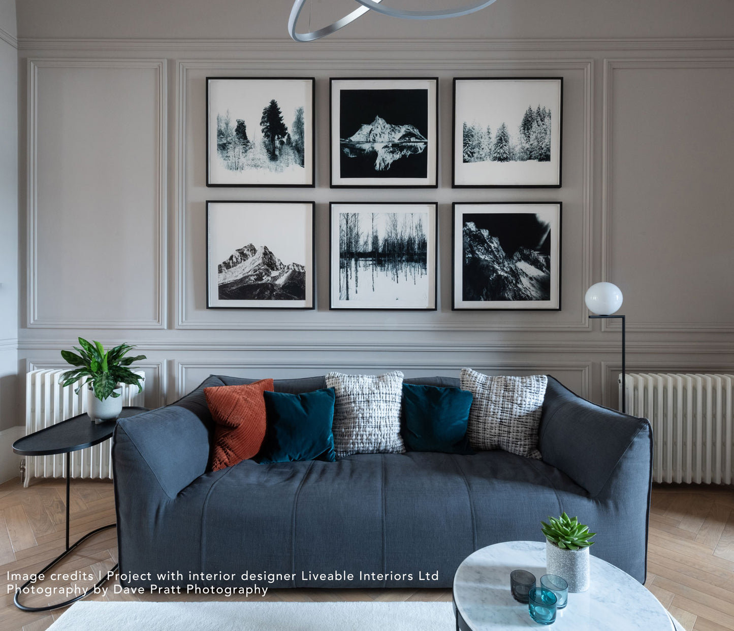Smithson Projects | Sarah Duncan’s artwork in situ, courtesy and copyright © of interior designer Liveable Interiors Ltd from our project together, Photography credit Dave Pratt Photography