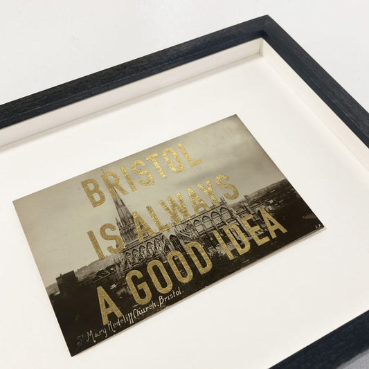 Dave Buonaguidi: Bristol Is Always A Good Idea – St Mary Redcliff Church Postcard