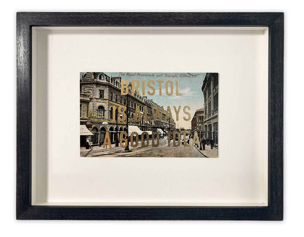 Dave Buonaguidi: Bristol Is Always A Good Idea – The Royal Promenade and Triangle, Clifton Postcard