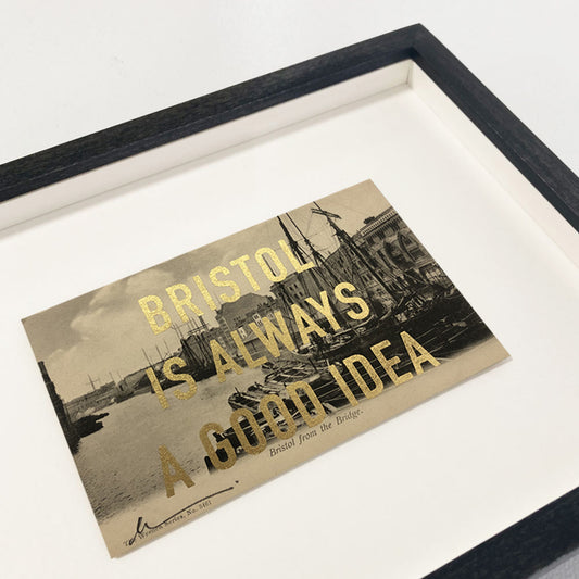 Dave Buonaguidi: Bristol Is Always A Good Idea – Bristol From The Bridge Postcard