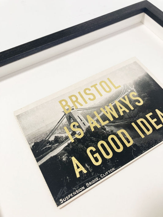 Dave Buonaguidi: Bristol Is Always A Good Idea – Suspension Bridge, Clifton Postcard