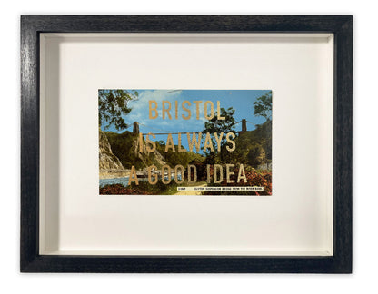 Dave Buonaguidi: Bristol Is Always A Good Idea – Clifton Suspension Bridge from the River Bank Postcard