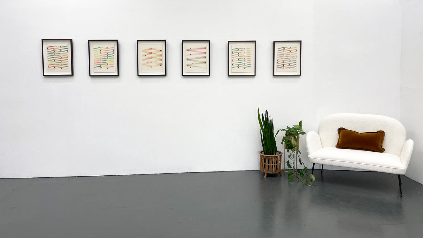 Julian Brown: Serso Spectrum Portrait Pink into Gold