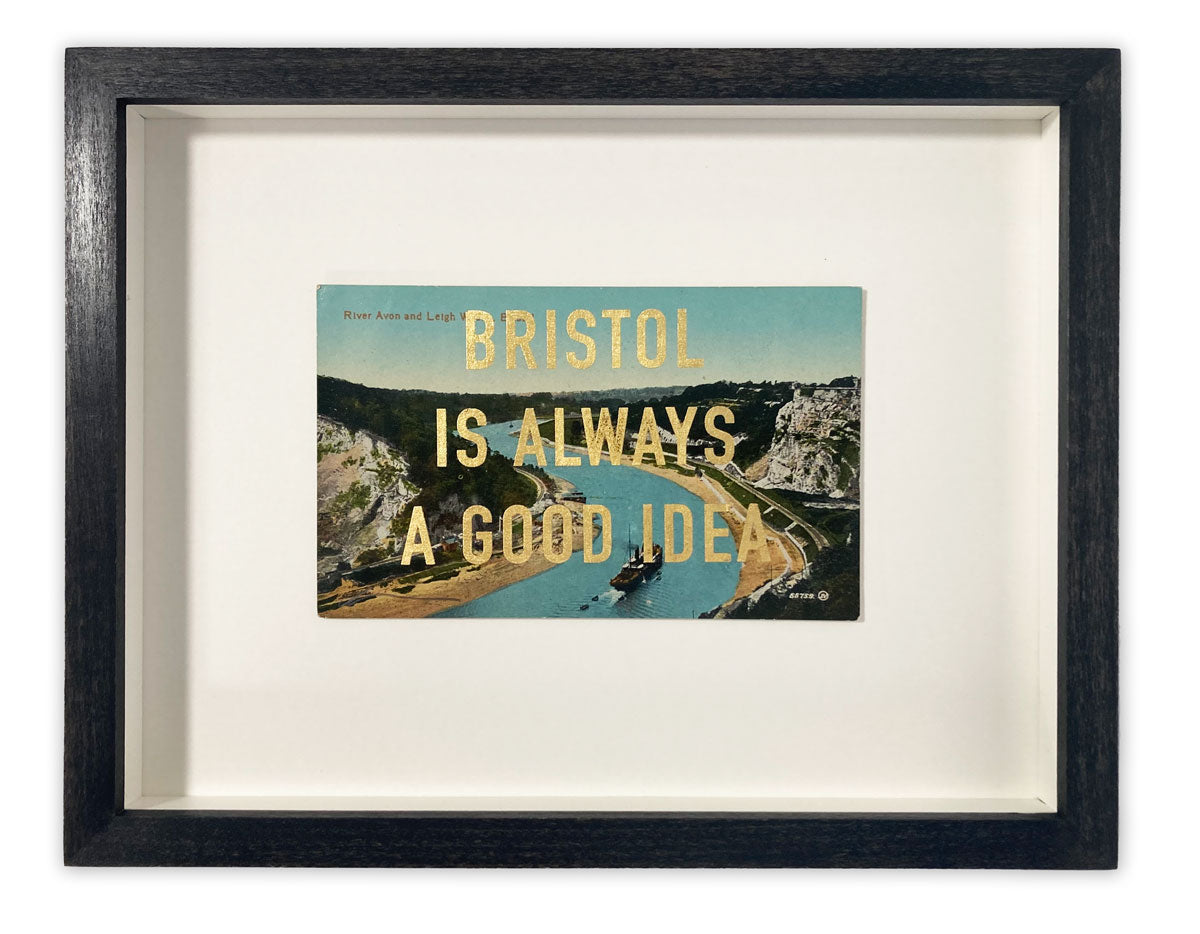 Dave Buonaguidi: Bristol Is Always A Good Idea – River Avon + Leigh Woods Postcard