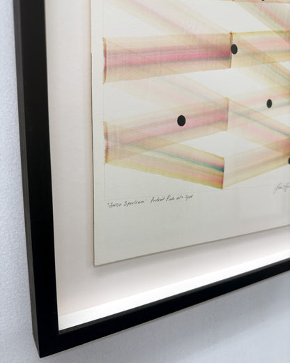Julian Brown: Serso Spectrum Portrait Pink into Gold