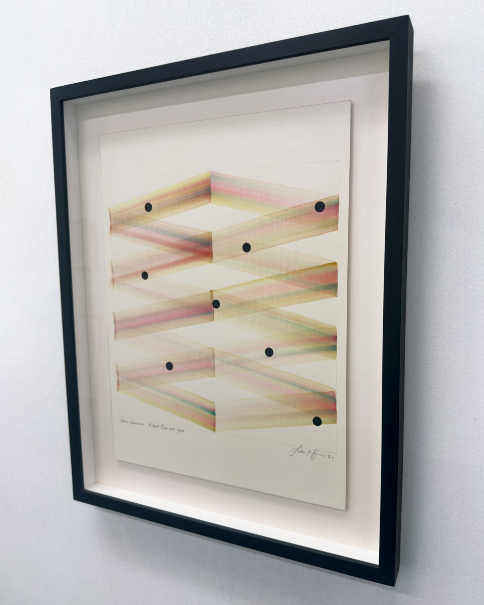 Julian Brown: Serso Spectrum Portrait Pink into Gold