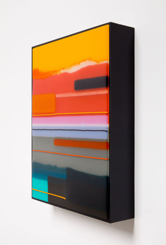 Amy Cushing: Glass Painting 01 – Charcoal