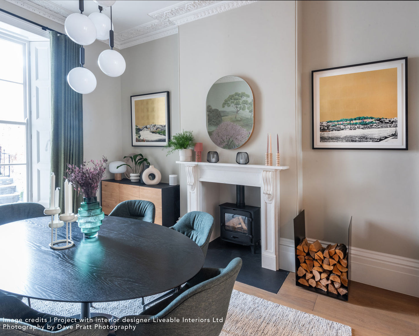 Smithson Projects | Jayson Lilley’s artwork in situ, courtesy and copyright © of interior designer Liveable Interiors Ltd from our project together, Photography credit Dave Pratt Photography 
