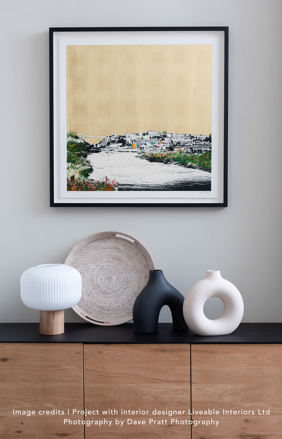 Smithson Projects | Jayson Lilley’s artwork in situ, courtesy and copyright © of interior designer Liveable Interiors Ltd from our project together, Photography credit Dave Pratt Photography 