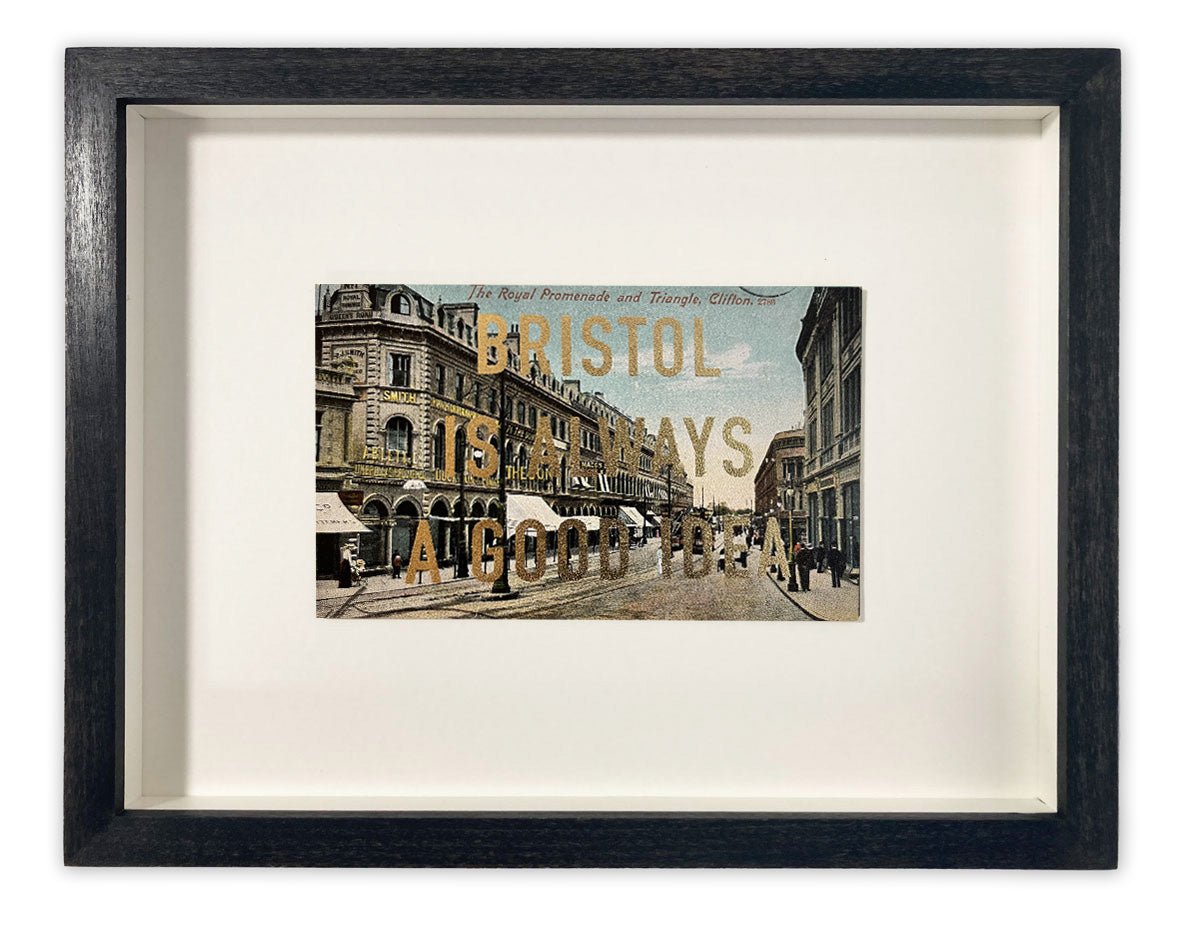 Dave Buonaguidi: Bristol Is Always A Good Idea – The Royal Promenade and Triangle, Clifton Postcard
